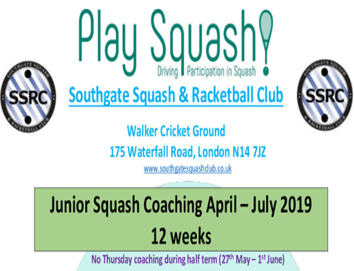 Junior Coaching April-July 2019