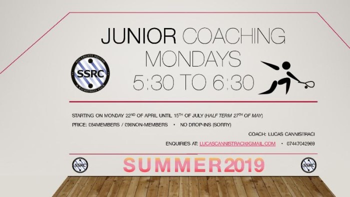 Junior Coaching Summer 2019