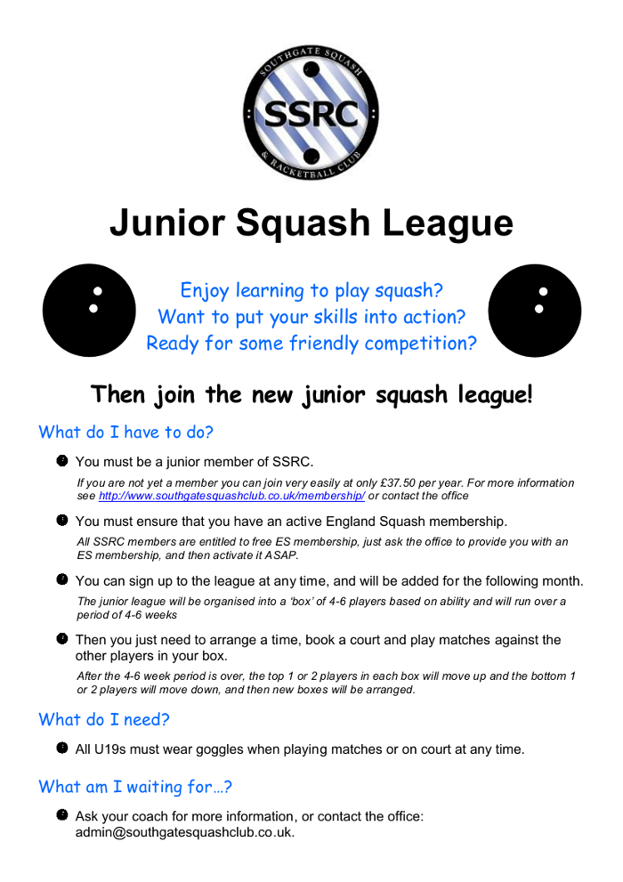 Junior Squash League