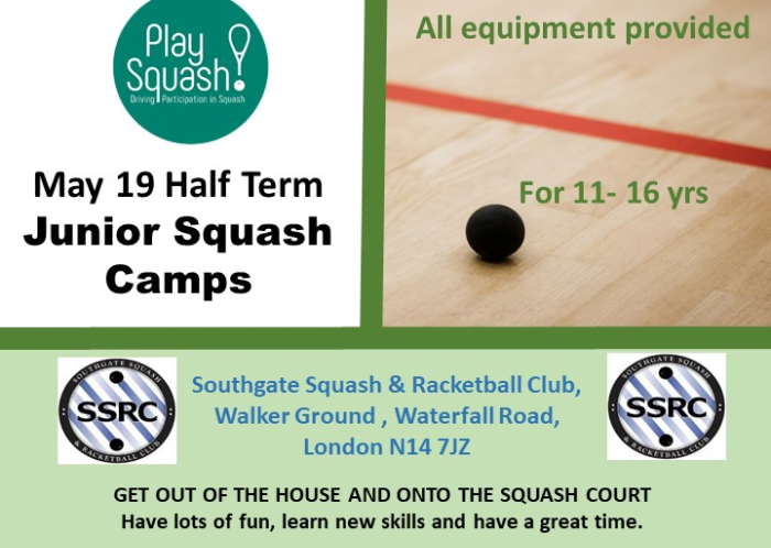 Junior Squash Camp May 2019