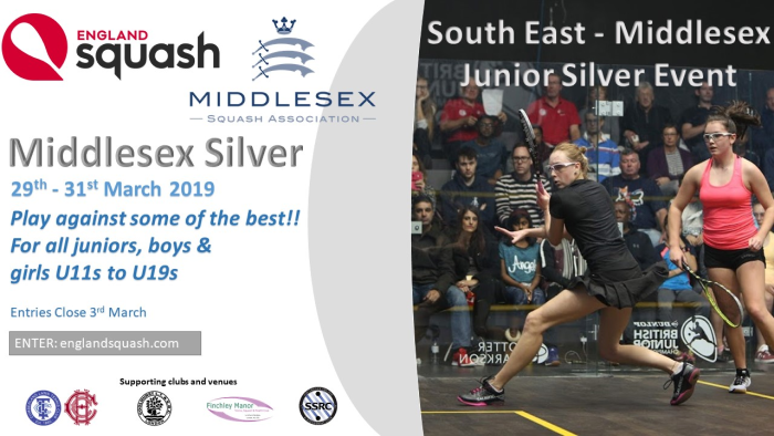 Middx Silver Juniors Tournament March 2019