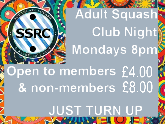 SSRC Squash Club Night