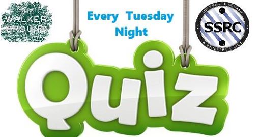 Quiz every Tuesday Night at The Walker Ground from 8pm