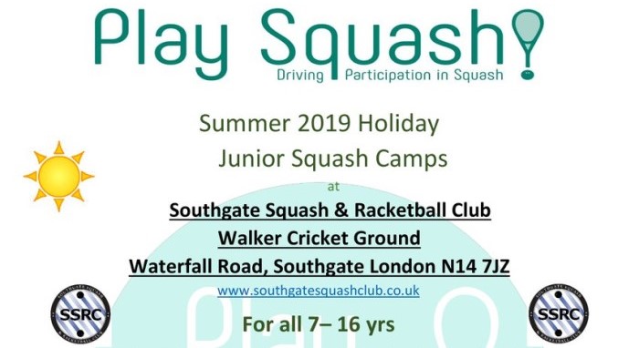 Junior Squash Summer Camp @ SSRC