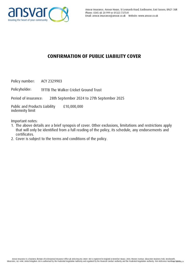 Public Liability Cover