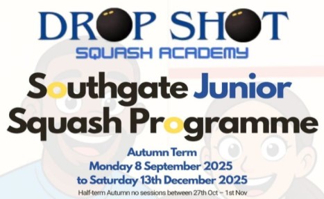 Southgate Junior Squash Programme Autumn 2025