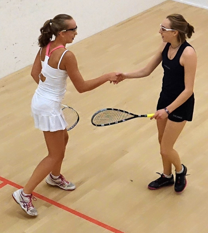 Margot Prow(right) - Middx Junior Closed GU19s Champion 2018