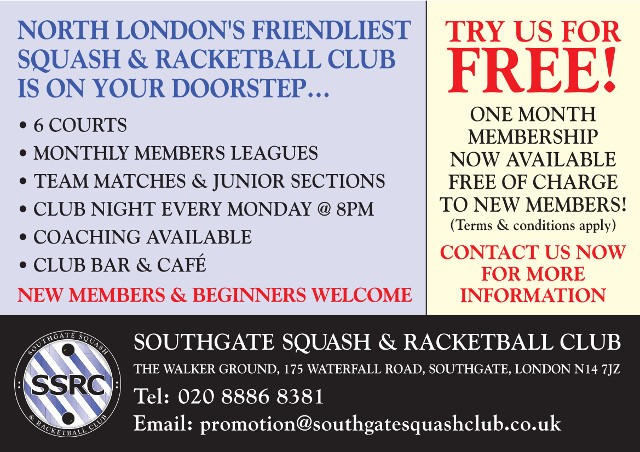 Promotion - Southgate Squash & Racketball Club