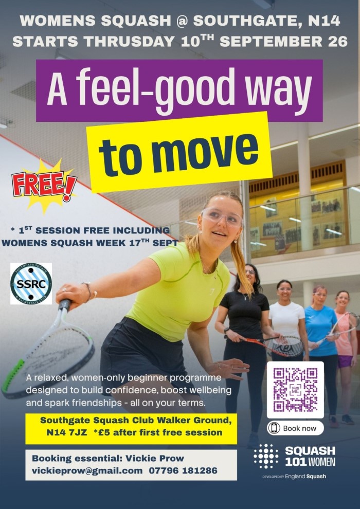 Women Only Beginner Squash Programme
