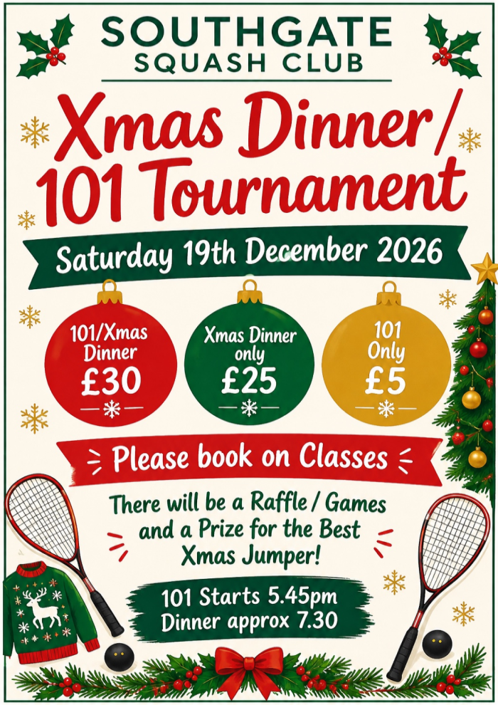 SSRC Christmas Dinner & 101