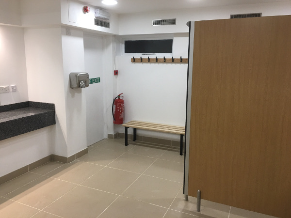 Ladies Changing Room Refurbishment